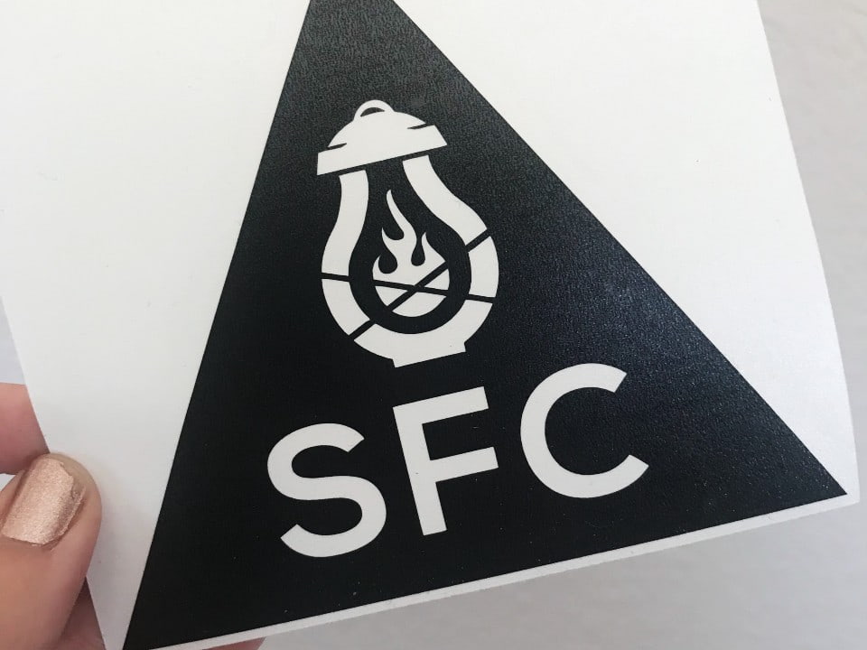 SFC Triangle Sticker