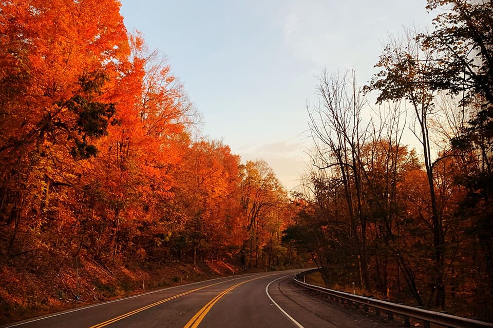 Fall foliage in Pennsylvania