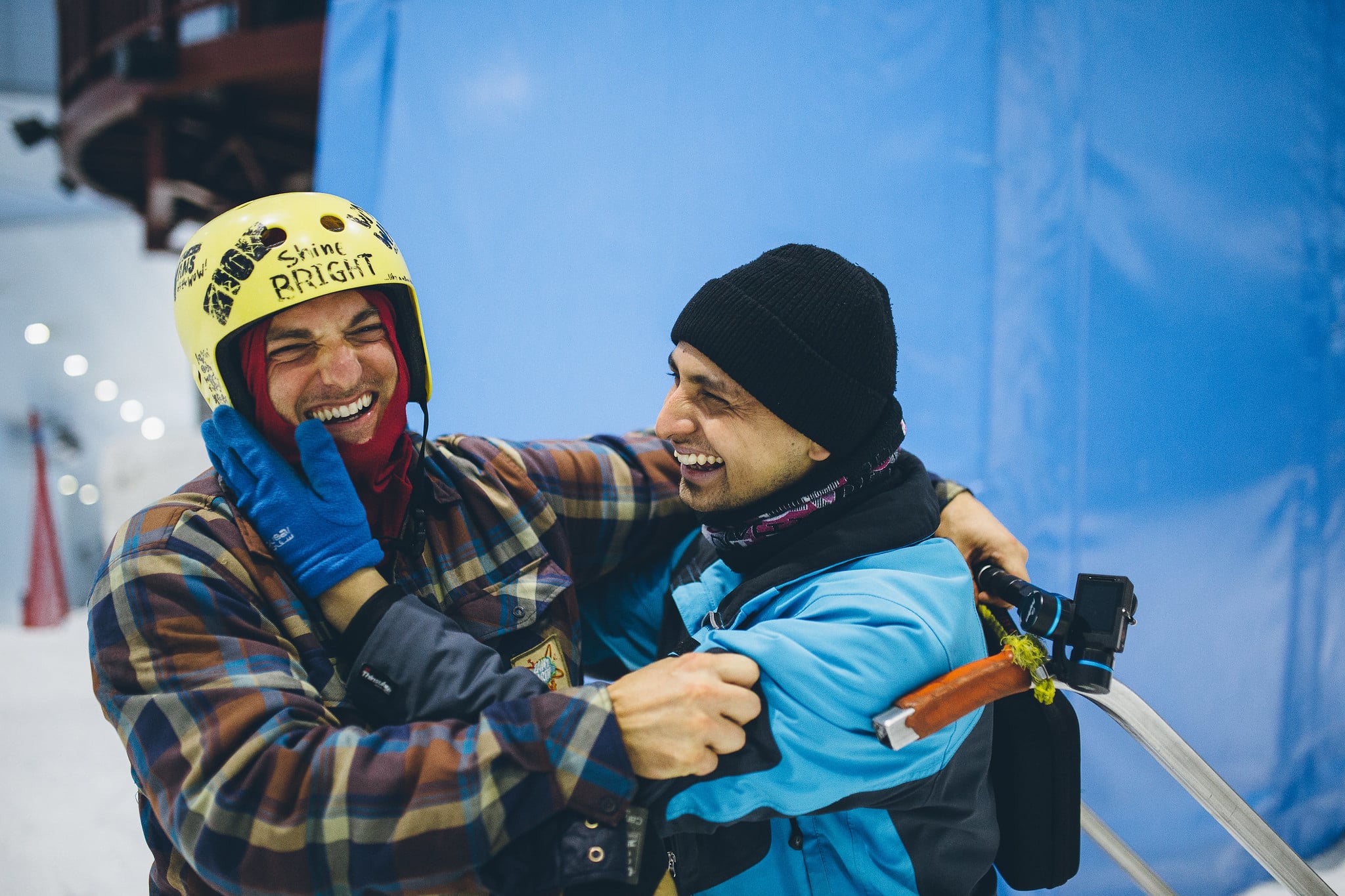All smiles with Josh Stock
